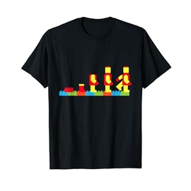 Builder Building Block Bricks Boys Girls Rebuild Builders T-Shirt