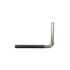 Foundation Bolt (Anchor or L-Bolt) M8 x 95 mm Zinc Plated Mild Steel Pack Size : 2
