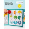 Magnetic Fraction Educational Puzzle Fraction Tiles and Circles, Equip Magnetic