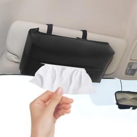 Complete Box Car Tissue Case, Tissue Cover, Tissue Holder, For Cars, Sun Visor, Car Supplies, Convenient Goods, Thin Storage