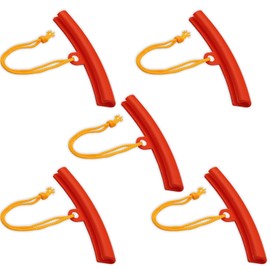 Piburth Car Tire Changing Rim Protector, 5 Pcs Wheel Changing Rim Savers, 15cm Fixing Tyre Rim Protective Cover, Auto Tire Changer Guard Edge Saver Tool, Car Accessories for Car, Motorcycle (Red)