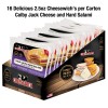Cheesewich Protein Snacks - Colby Jack & Hard Salami Slices,