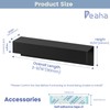 Peaha 10 Pack Self Adhesive Cabinet pulls 3 inch Black
