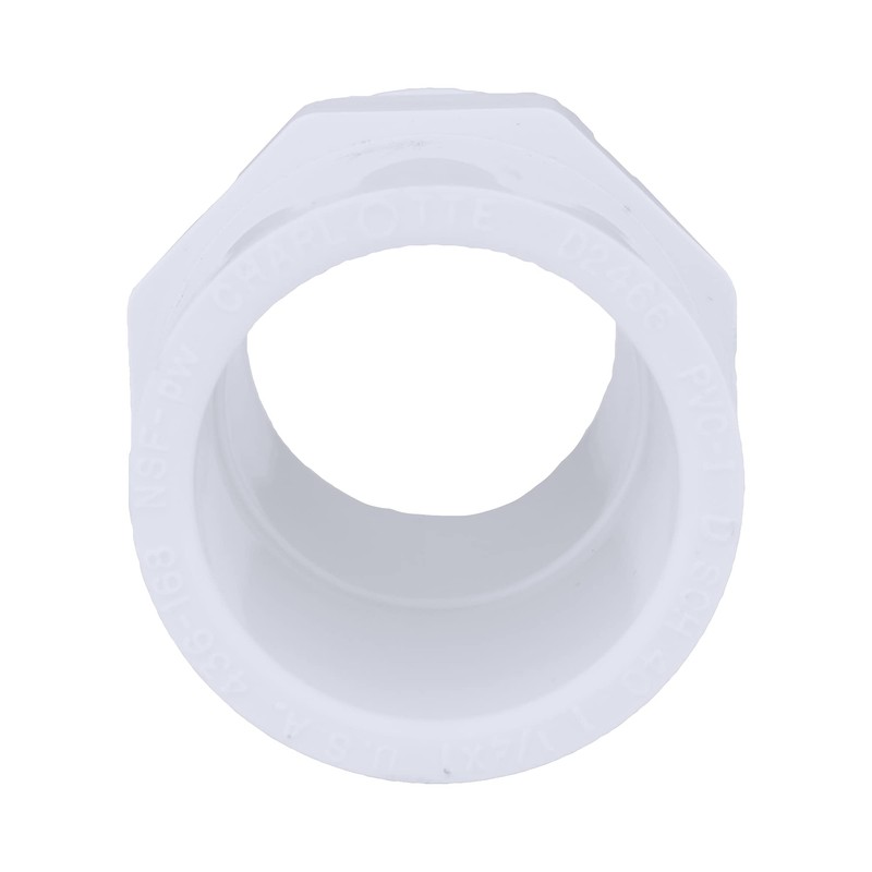 CHARLOTTE PIPE 1 1/4 x 1 SCH 40 MALE ADAPTER