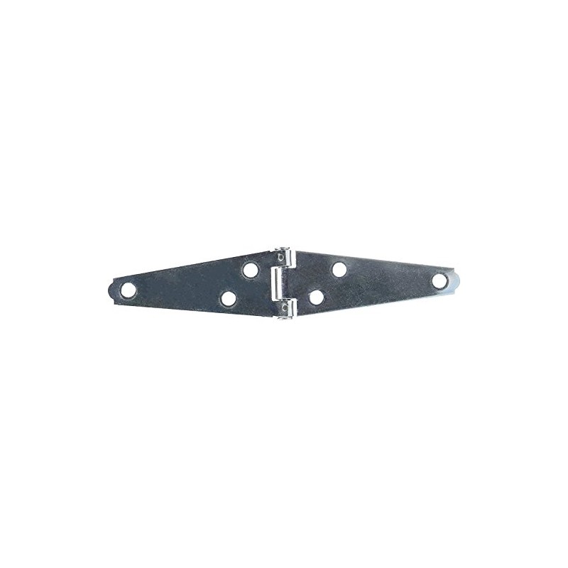 National Hardware N127-431 280BC Light Strap Hinge in Zinc plated
