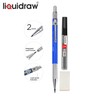 Liquidraw Mechanical Clutch Pencil 2mm With 8 x 2B Leads,