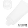 Mikinona 50pcs Travel Cosmetic Tubes Refillable Squeeze Bottles Empty Travel