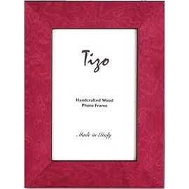 Tizo 4" X 6" Magenta Wooden Frame, Made in Italy