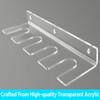 SINNNBLE Acrylic Baseball Bat Holder and Baseball Display Wall Mount