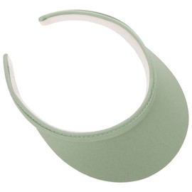 Lipodo Women's Visor - Sports Cap with Visor in One Size (54-60 cm) - Plain Sun Visor Made of 100% Cotton with Terry Cloth Band - Sun Cap Women Golf, Tennis or Leisure - Summer, mint