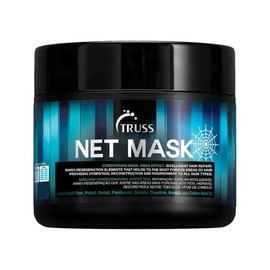 TRUSS Net Deep Conditioning Hair Mask for Damaged Hair - Formulated with Nano-Regeneration for Protein Replenishment, Hydration & Shine - Reduces Frizz, Defines Curls & Restores Elasticity (19.4 Oz)