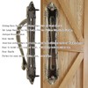 HSEANWWW Heavy Duty Pull and Sliding Barn Door Pull Handle