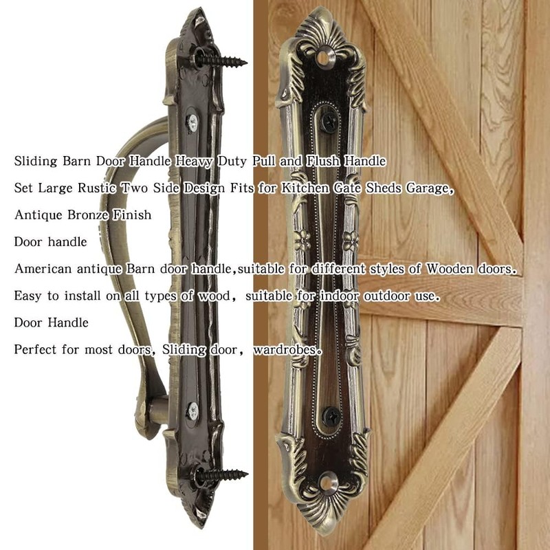 HSEANWWW Heavy Duty Pull and Sliding Barn Door Pull Handle
