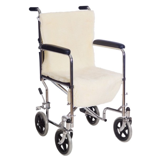 Essential Medical Supply Sheepette Wheelchair Comfort Cover for Seat and Back