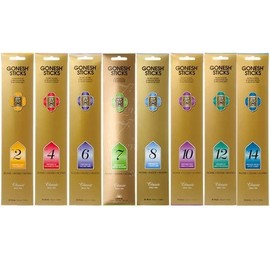 Garnet GONESH Classic Incense Sticks 8 Scented Fun Set of 8