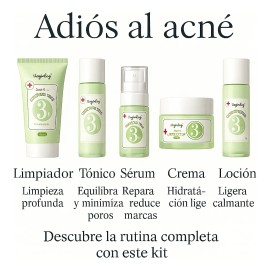 Kit Completo Antiacné 5 En 1 | Serum Crema Tónico | Vogirlog