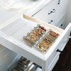 Derlyniupi Spice Organizer for Drawer, 4 Pcs Clear Acrylic Drawer