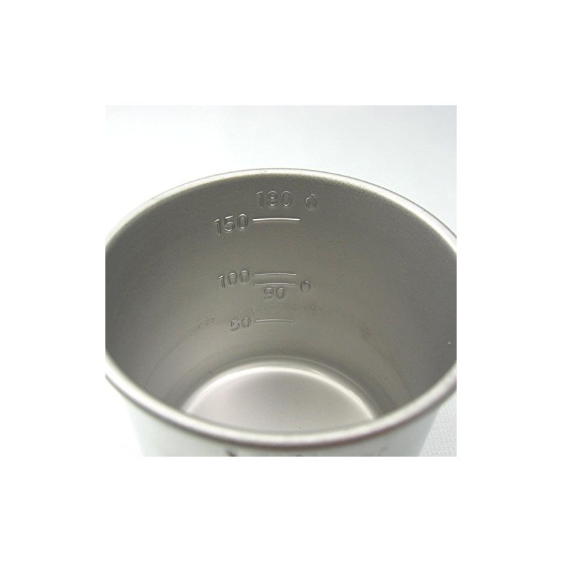 Daiso Japanese Rice Measuring Cup(180cc = 1 Gou Cup) Stainless