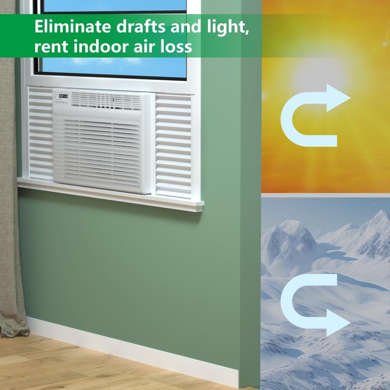 Window Air Conditioner Side Insulated Panel, 2PIC Insulation Panels Window