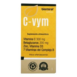 Vym Polvo Efervescente Sobres Vitamina Sabor Naranja