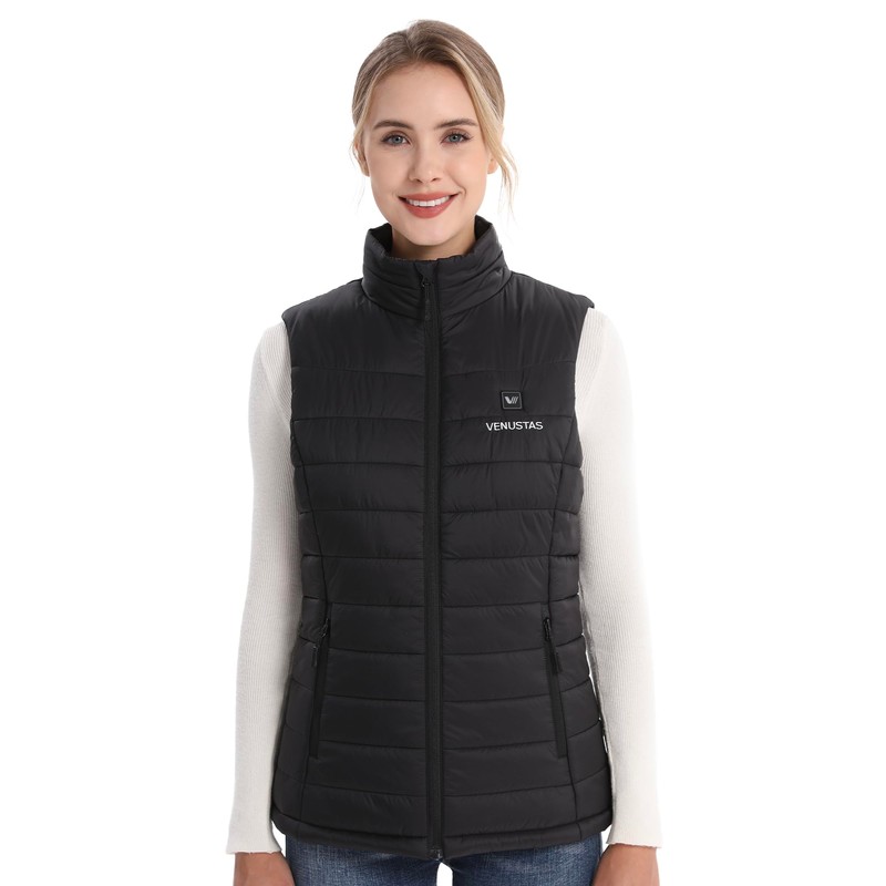 Venustas Women's Heated Vest with Battery, Up to 20HRS of