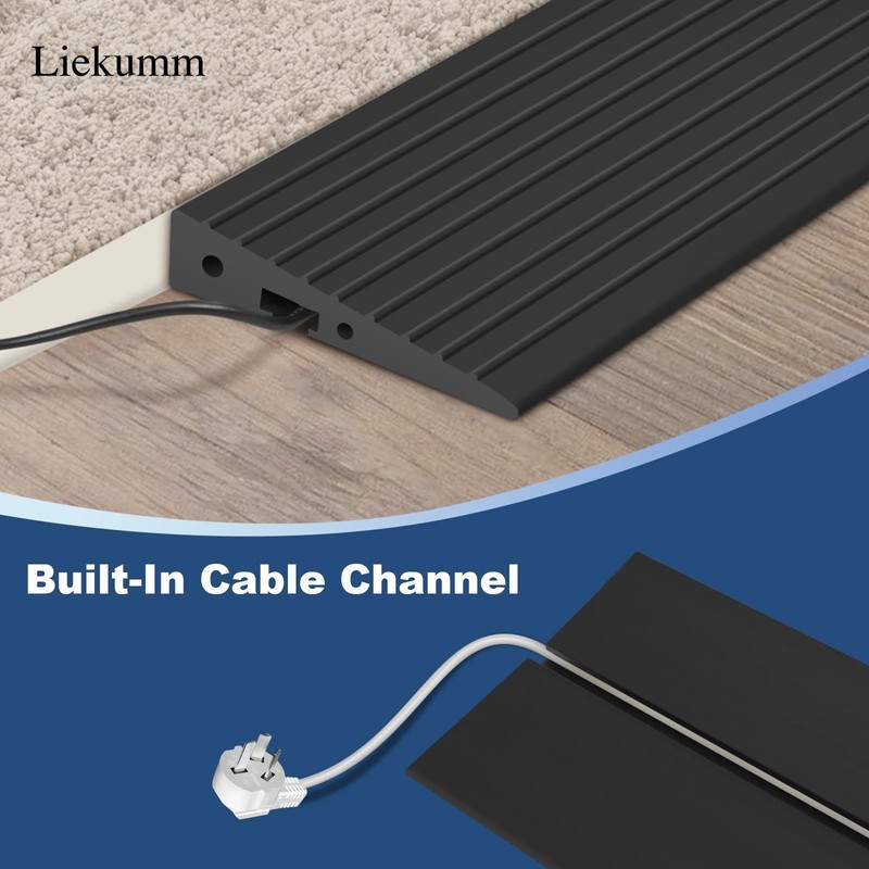 LIEKUMM 3/4" Rise PVC Threshold Ramp for Doorways, 1700 Lbs