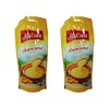AlaCena Crema Huancaina Receta Casera - 2 Pack | Yellow Hot Chilli Cheese Sauce 400 gr. - 2 Pack