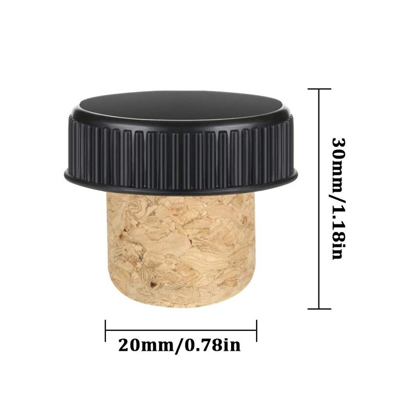 YYWEi 10Pack Wine Corks Reusable Straight Wine Corks Stopper Excellent