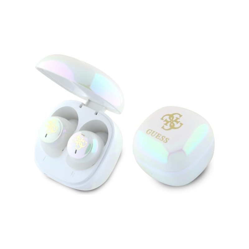 CG Mobile Guess Bluetooth Headphones TWS + Docking Station Iridescent