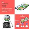 Car Sun Shade for Kids - Foldable Cling UV Blocker