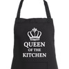 Second Ave Women's Queen of The Kitchen Black Apron Baking