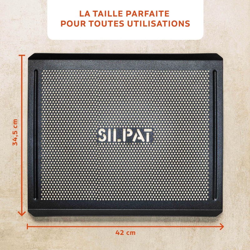 Silpat The Original Cook N' Cool Perforated Baking Tray, Aluminum,