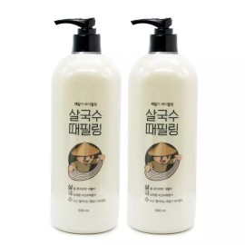 Lacvert 라끄베르 때밀이 바디필링 살국수 500ml+500ml 때필링 Lakbew Rubber Peeling Body Filling Snail 500ml+500ml Peeling Filling