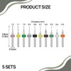 Micro Drill Bits, 50 Pcs Mini Drill Set, 0.3mm-1.2mm Micro