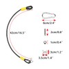 Namvo 2 Pieces Wheelie Bin Lid Locks Robust Wheelie Bin