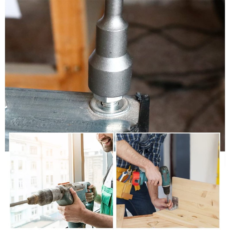 Utoolmart 1/4" Quick-Change Hex Shank 7mm Nut Setter Driver Drill