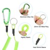 PATIKIL 2M Spring Fishing Straps 3PCS Retractable Coil Tether Spa