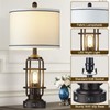 26" Modern Lamp for Living Room, Industrial 3-Way Dimmable Beside