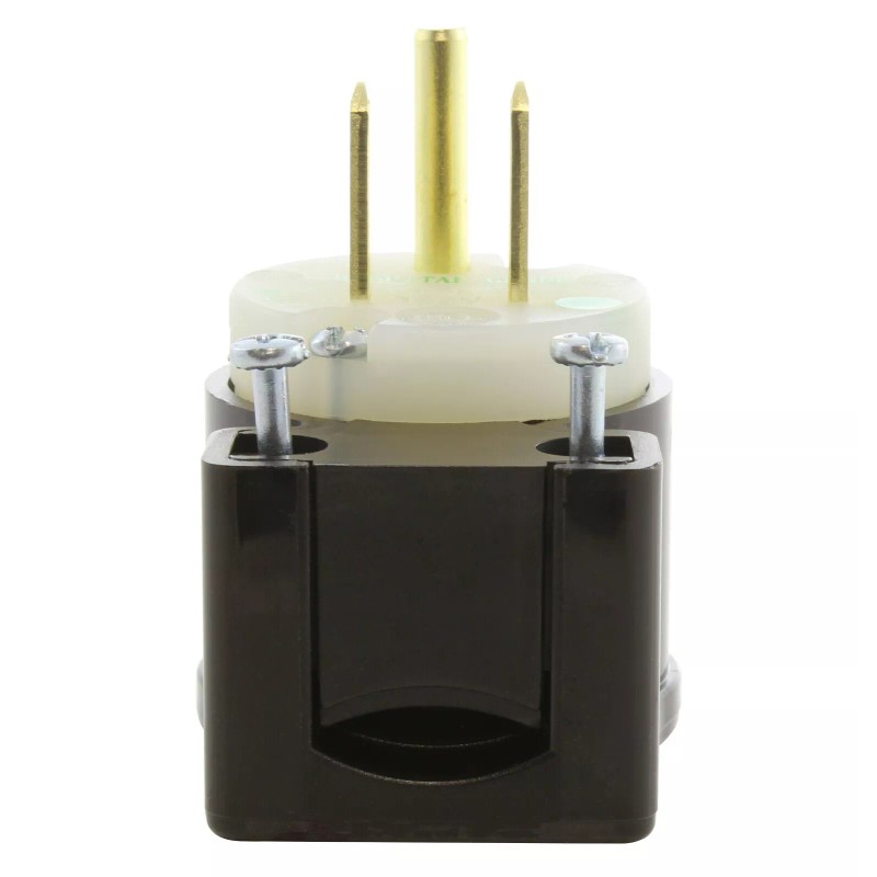 AC WORKS® 15A 125V Hospital Grade Multi-Angle Elbow Household Plug
