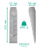 WIESEMANN 1893 Aluminium Wedge 890 g from I Felling Wedge
