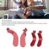 Controller Paddles, 4 Pieces Red Metal Stainless Steel Paddles Hair