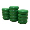 26 Natural and Green Crokinole Discs - Full Set (Small