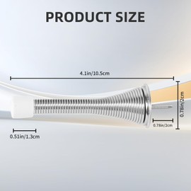 8Pcs Spring Door Stops for Wall,Door Stoppers for Bottom of Door,Flexible Spring Wall Door Stop,Wall Mounted Spring Doorstops for Inside Doors(Black and Silver)