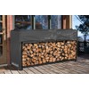 ULTCOVER Waterproof Firewood Racks Cover 8 Feet Heavy Duty Outdoor