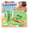 Kai Xin Lunch Box Lonchera Toper Contenedor Comida Con Vaso