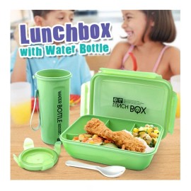Kai Xin Lunch Box Lonchera Toper Contenedor Comida Con Vaso Cubierto