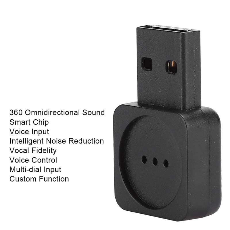 ABS Black Lightweight High Performance Sensitivity Mini Compact USB Computer