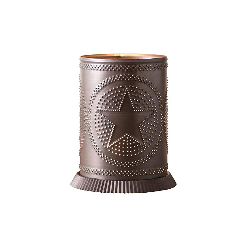 Irvin's Country Tinware Candle Warmer with Regular Star in Kettle