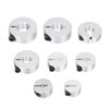 sourcing map 8pcs Single Split Shaft Collar Set 3mm 4mm