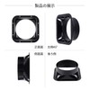 TiCoast Straight Pipe Flange Duct Connector Flange ABS Plastic Ventilation